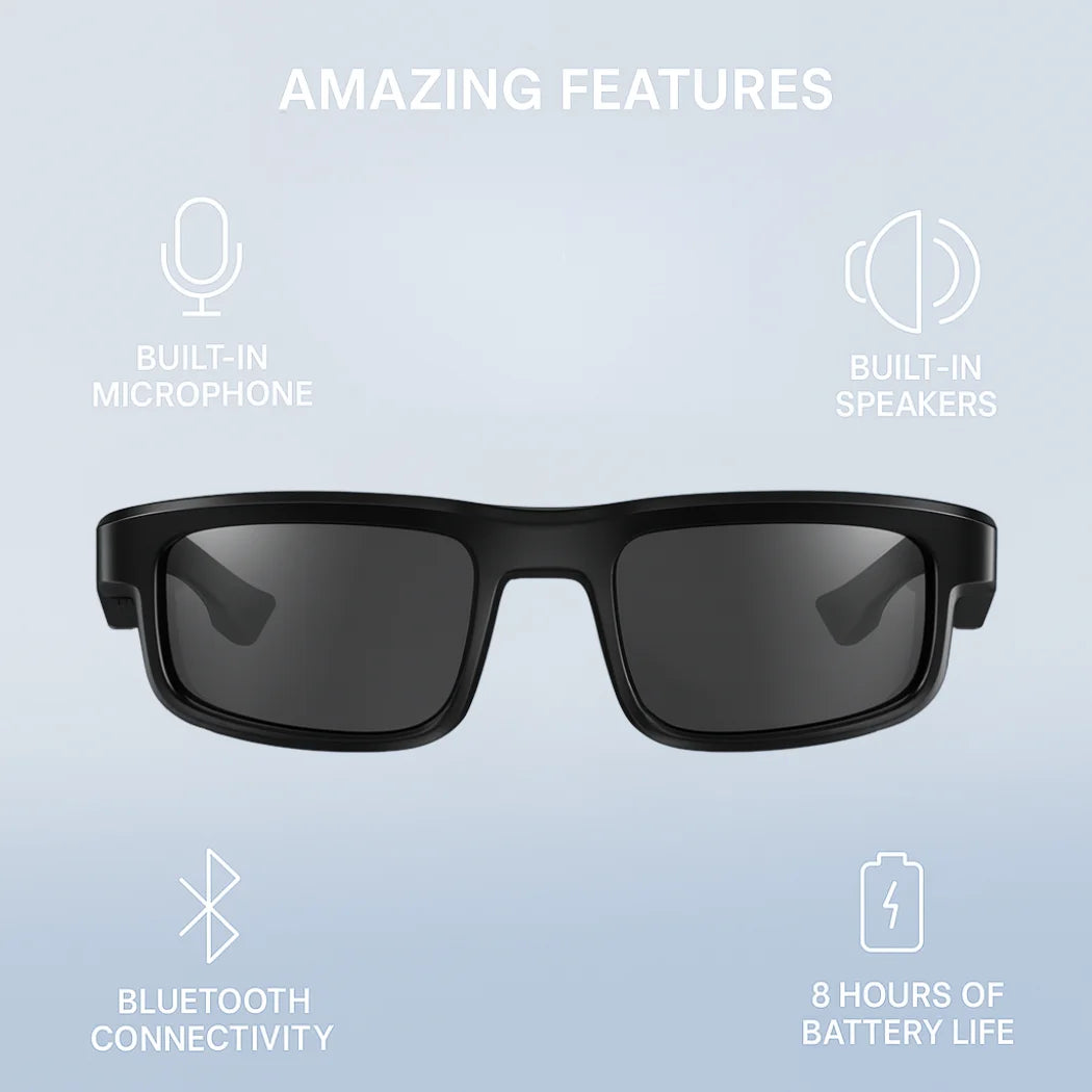 TuneShade Smart Glasses