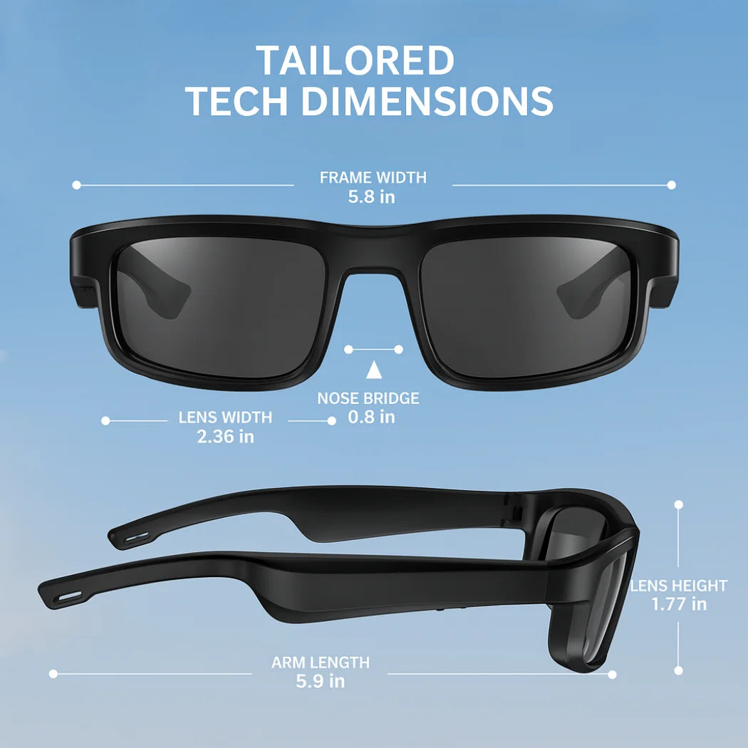 TuneShade Smart Glasses