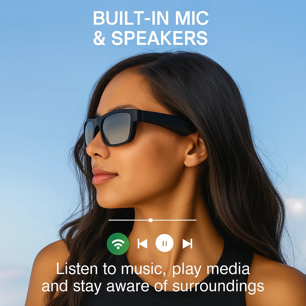 TuneShade Smart Glasses