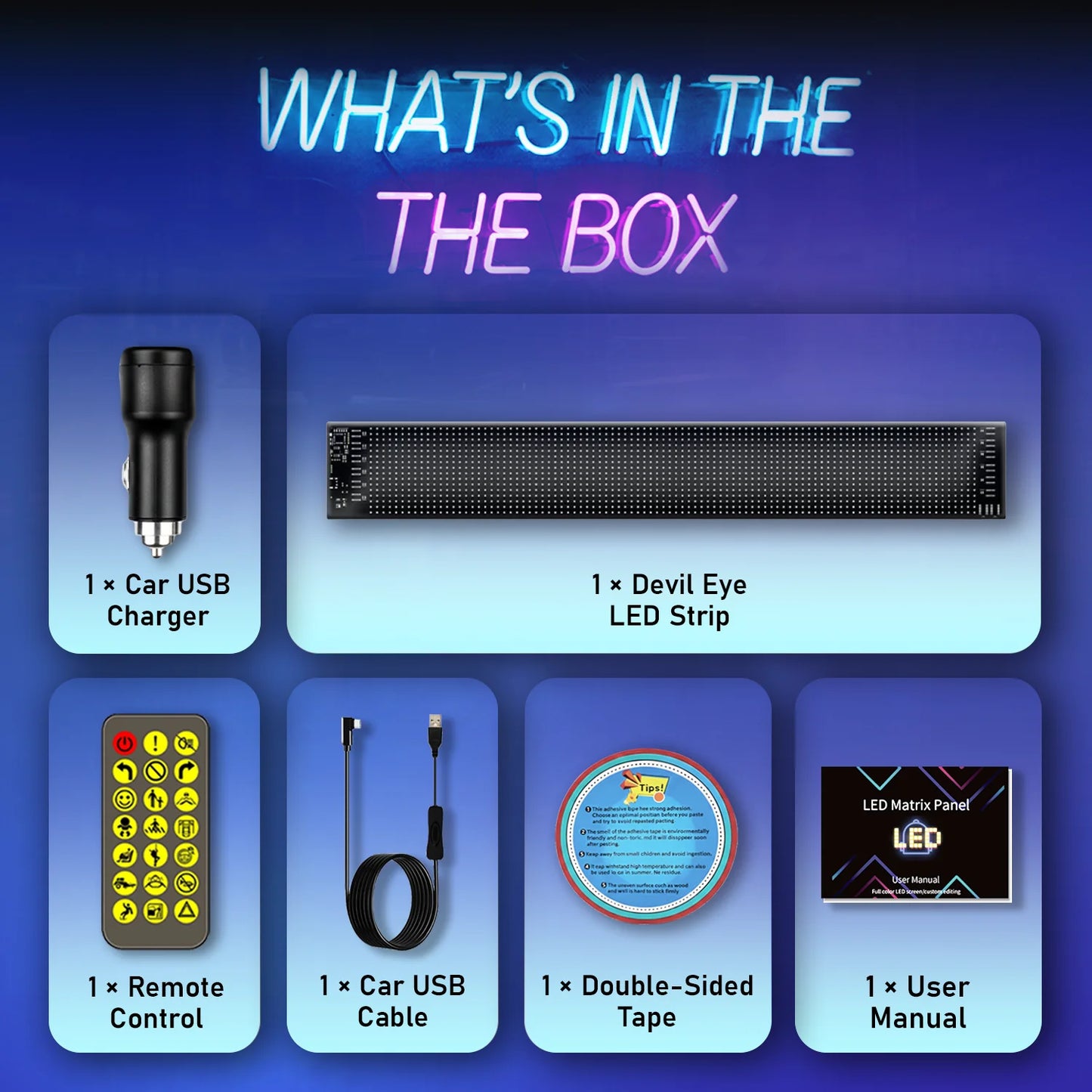 TuneShade LED Eyes for Car