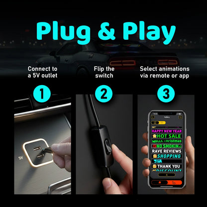 TuneShade LED Eyes for Car