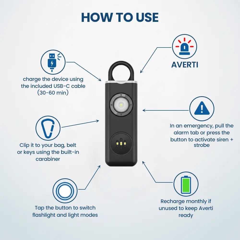 Averti  Personal Safety Alarm