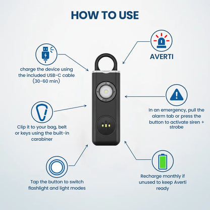 Averti  Personal Safety Alarm
