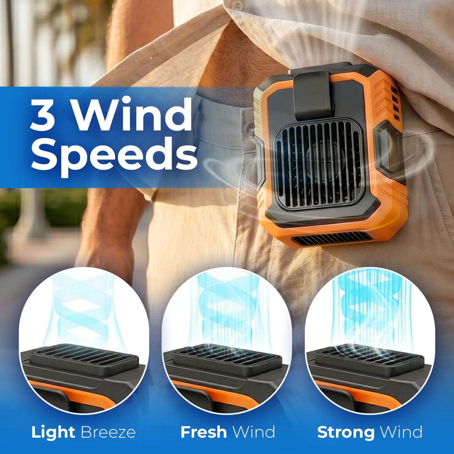 Ventely Portable Waist Fan