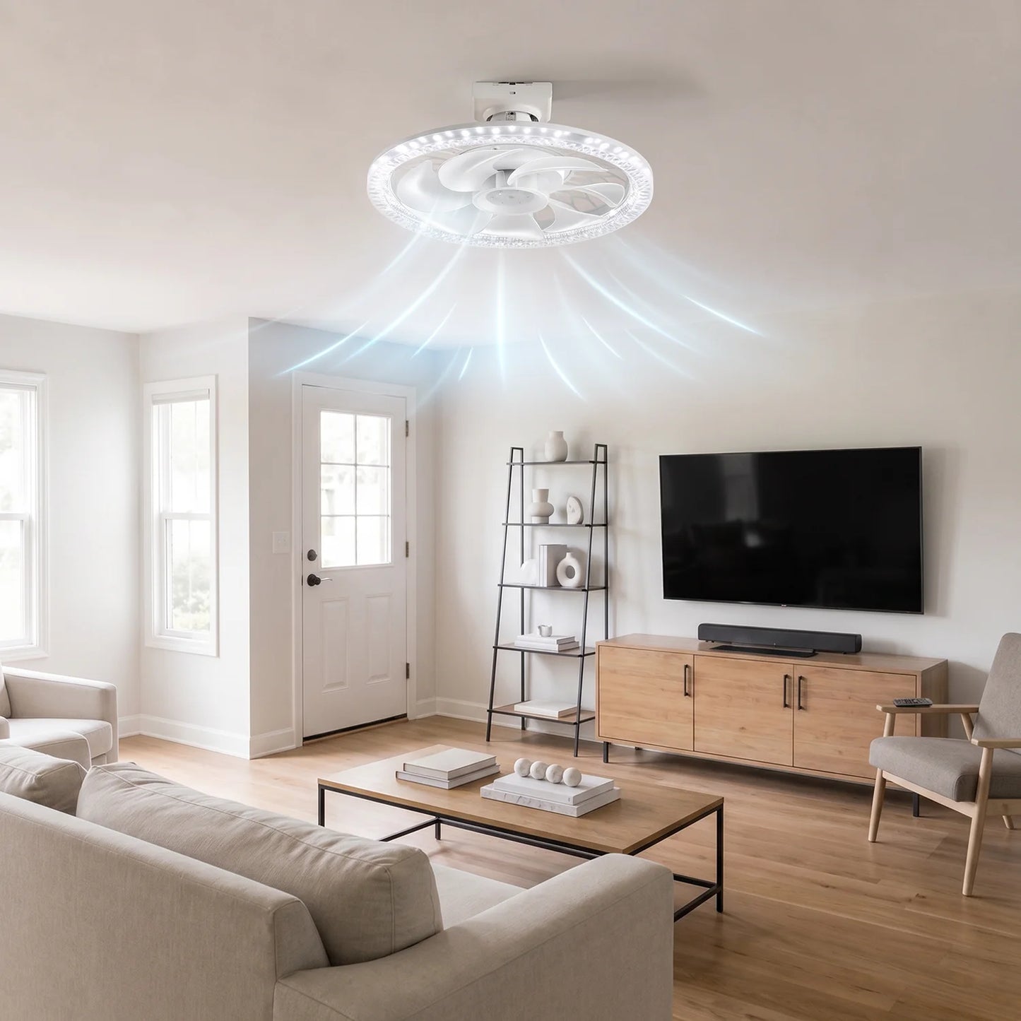 Ventely Socket Fan Light
